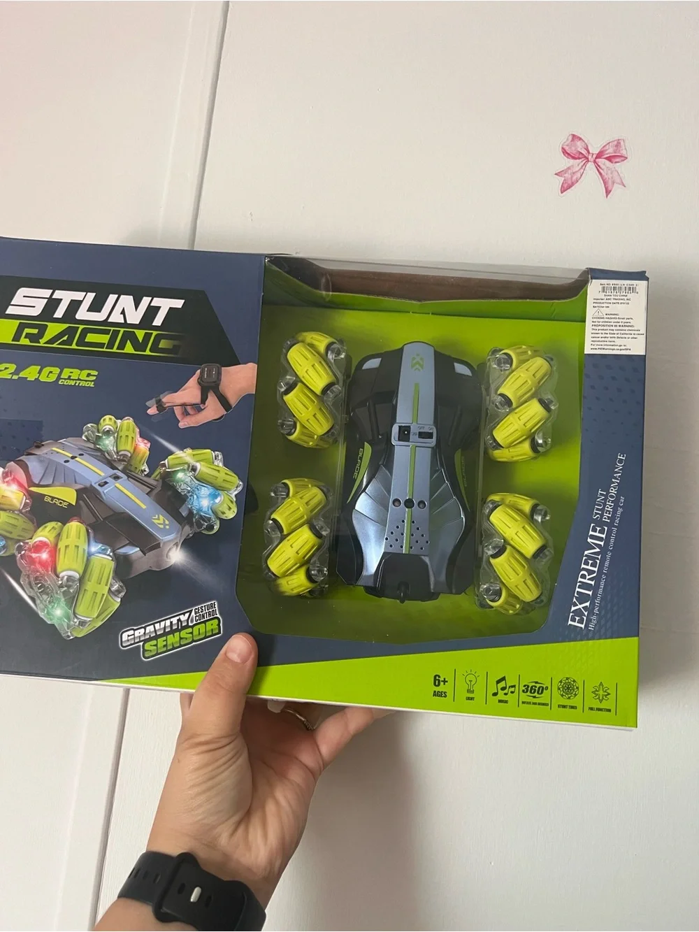 RC Car - Lime Green and Black Remote Control Toy